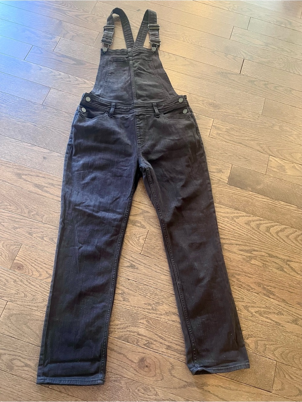 PAIGE Black Denim Overalls Skinny Jeans Women's Size 28